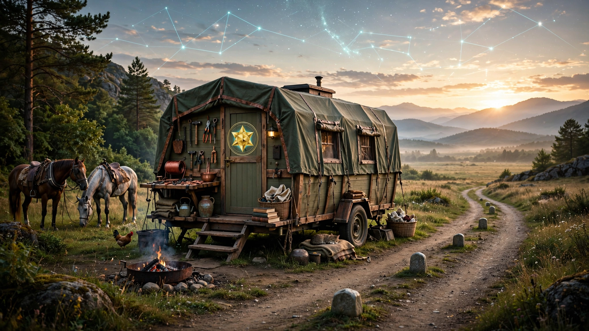 The Covenant Caravan — a living road system for artisan family and intentional movement